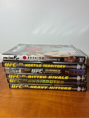 UFC 6 DVD Lot